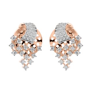 Zuri Round Diamond Stud Earrings